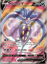 Malamar V 186/192 Ultra Rare Rebel Clash Pokemon Holo Near Mint on eBay