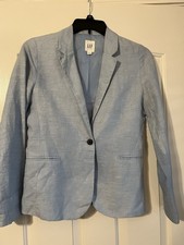 GAP Blue Light Blue Blazer Size 4
