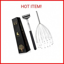 USAGA 28 Fingers 3rd Generation Head Massager, Scalp Massager, Head Scratcher,