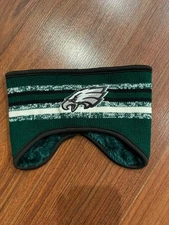 NWT PHILADELPHIA EAGLES Green/white Headand Fleece Lined Ear Muffs Ear Warmer