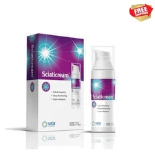 SciatiCream - Cream for Sciatic Nerve Support with Arnica, B1, B5, B6, MSM, A...
