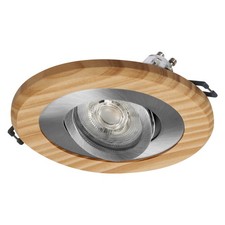 OSRAM Wood LED Spot GU10 Hell 4,5W Satin-Nick...
