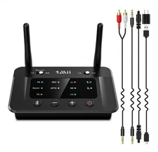1Mii B03Pro Bluetooth 5.3 Transmitter Receiver Certified LDAC for TV Home Stere