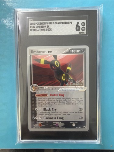 Umbreon ex graded SGC 6 for sale on eBay