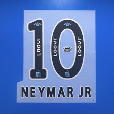 Neymar Jr 2025 26 Santos Nameset Player Size Nameset Name Number ID Print