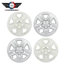4PC 17" Silver Wheel Hub Caps For Toyota RAV4 2006-2012 Wheel Skin Covers Kit