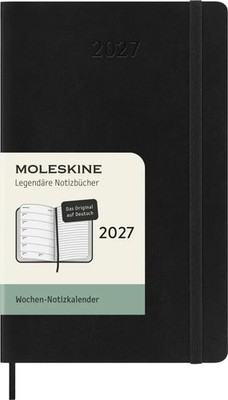 Moleskine 12 Monate Wochen Notizkalender Deutsch 2027, Pocket/A6, 1 Wo = 1...