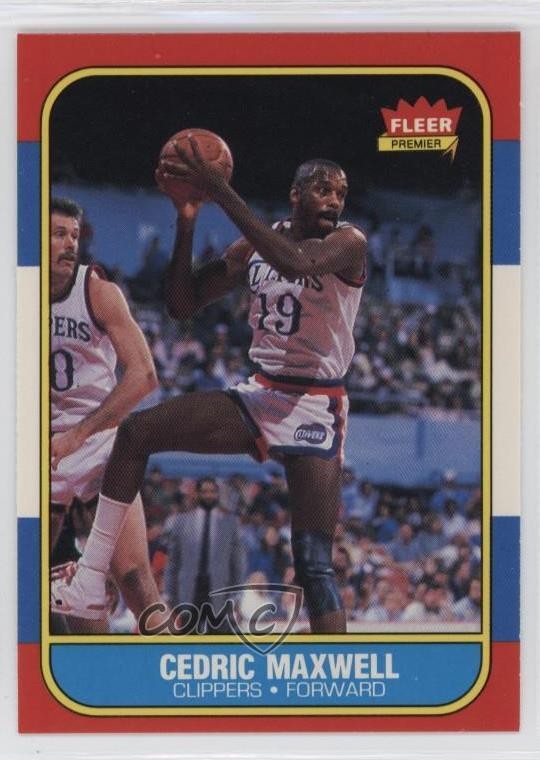1986-87 Fleer Cedric Maxwell #70 8d4