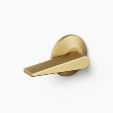 Kohler K-9167-L-2MB Memoirs Left Hand Toilet Lever, Vibrant Brushed Moderne Bras