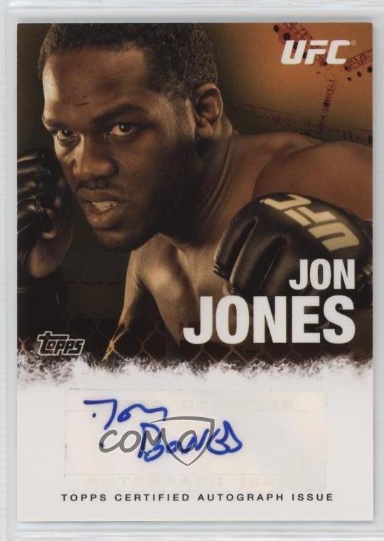 2010 Topps UFC Series 4 Fighter Auto Jon Jones #FA-JJ Auto oh5
