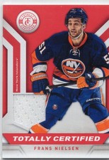 2013-14 Frans Nielsen Totally Certified Materials #TC-FN
