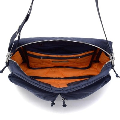 PORTER FORCE Yoshida Shoulder bag 855-07415 Navy Made in Japan | eBay