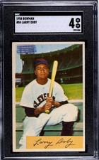 1954 Bowman #84 Larry Doby SGC 4 Indians