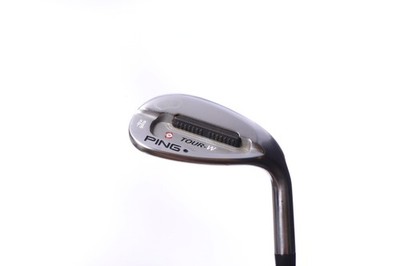 Ping Tour-W Brushed Silver Black 58* Lob Wedge RH 34.75 in Steel Shaft Stiff