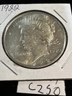 1922 Peace Dollar Silver Coin! $1 US SILVER DOLLAR 90 % C250