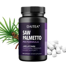 Saw Palmetto Capsules - Supports prostate health and promotes hair growth