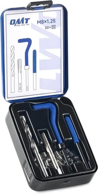 Helicoil Thread Repair Kit, M8x1.25, HSS Drill Bit & 30 Inserts with Carry Case - Bild 1 von 4