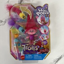 Dreamworks Trolls - Band Together Poppy Doll w/Hair Pops Accessories - MATTEL