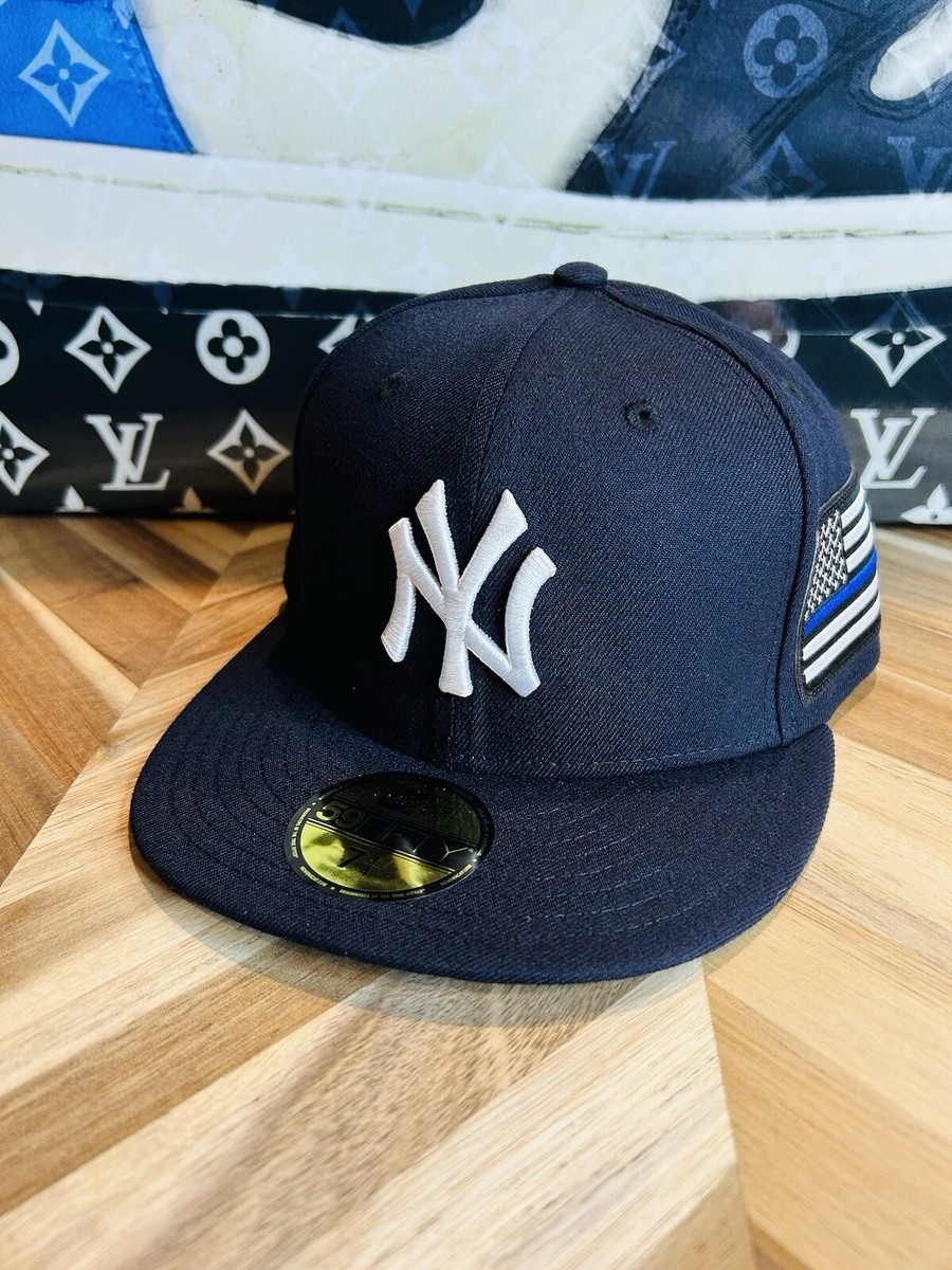 Casquette Baseball NYPD Bleu Marine - Broderie Blanche Police Department New York - Taille Unique