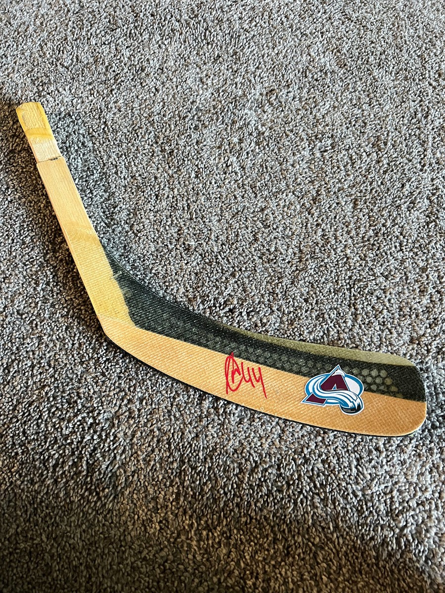 MILES WOOD Colorado Avalanche Autograph SIGNED Hockey Stick Blade