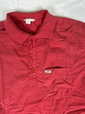 Vintage Guess USA Polo Shirt Size XL Red Made In USA 90s Short Sleeve