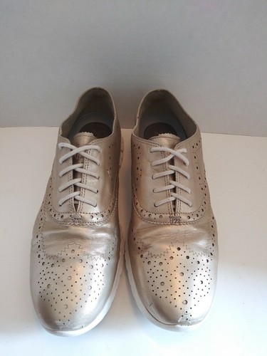 Cole Haan Zerogrand Wing Oxford Gold 