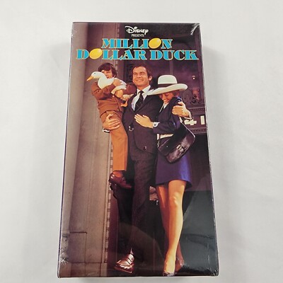 Million Dollar Duck 1971 VHS Disney NEW SEALED Dean Jones Sandy Duncan Joe Flynn