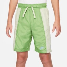 NWT 40 Nike Boys Sportswear Woven Shorts green size S DO6586 377