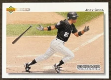 1992 Upper Deck #359 Joey Cora Chicago White Sox MLB Major League Baseball Card