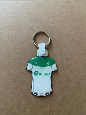 Football porte clés maillot ASSE St Etienne Loire Verts Green Angels Magic Fans - Photo 1/2