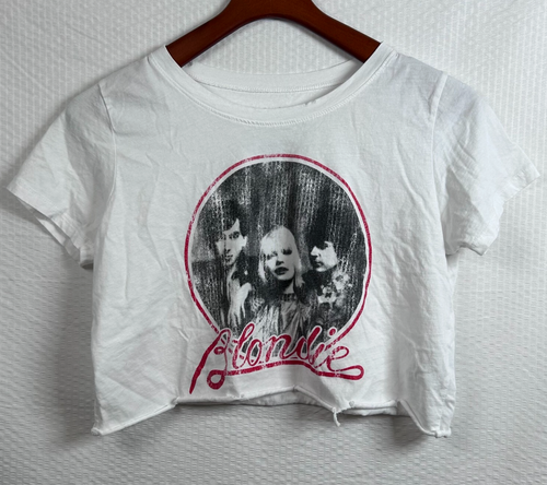 Retro Prince Peter Collection Junior Small Distressed Cropped Blondie Tee Shirt