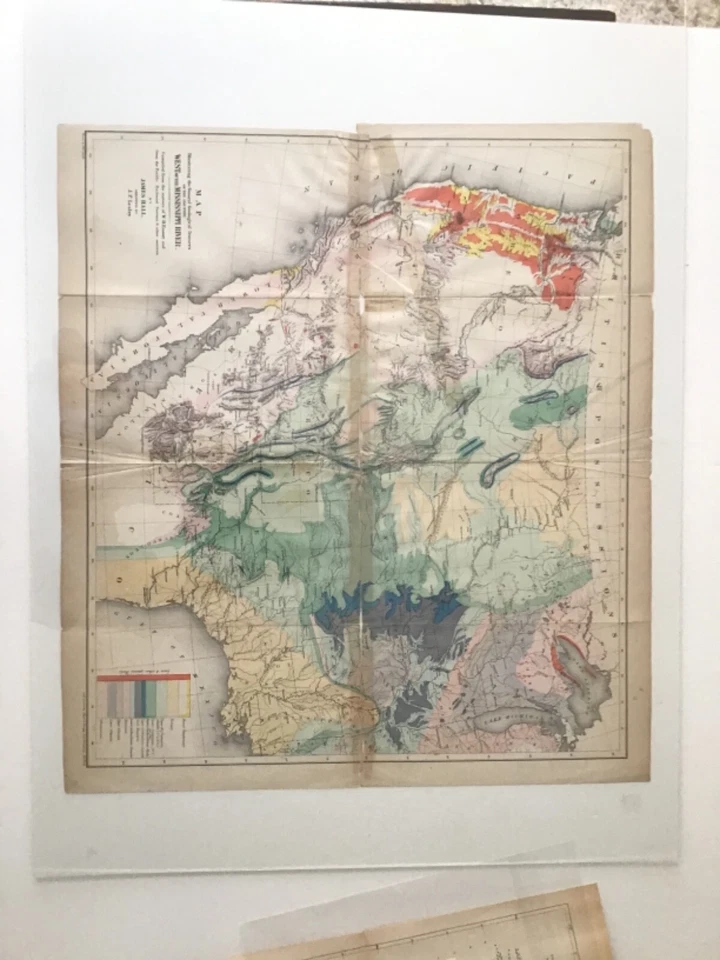 2 mapas 10 impresiones de Mexican Boundary Survey 1857 Reducido $ Foto 2 de 4