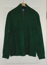 NWT 98 Polo Ralph Lauren Mens Half-Zip Pullover Sweater Mock Neck Cotton Pony S