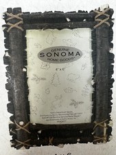 Sonoma 4  x6  Photo Tabletop Picture Frame Rustic Log Cabin Lodge Woodsy NIB