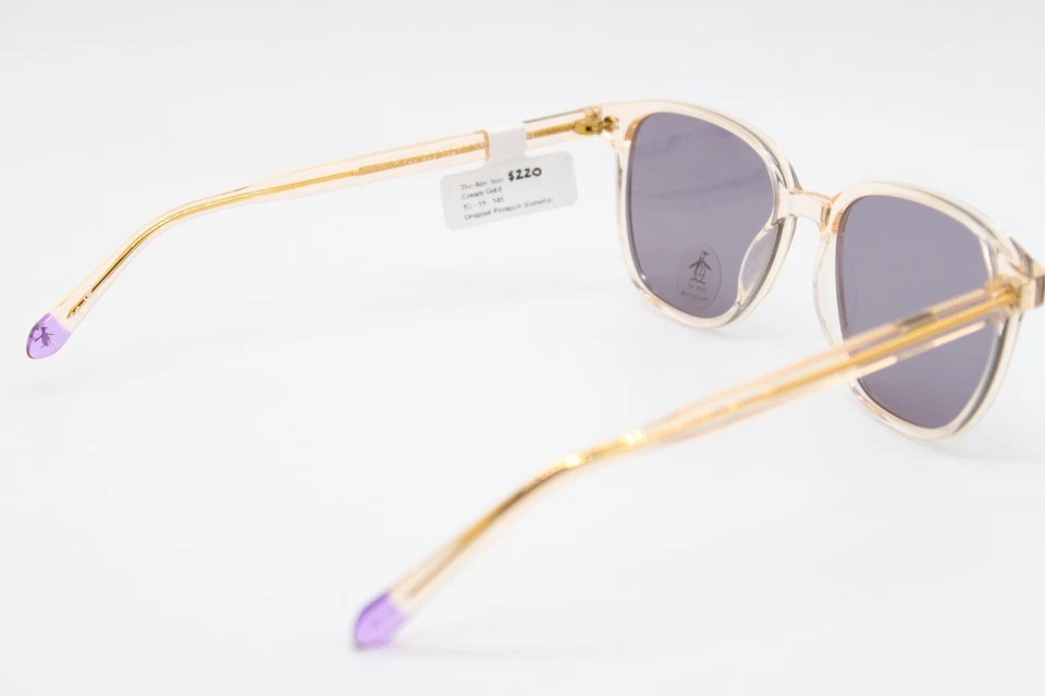 NUEVAS GAFAS DE SOL PENGUIN THE ABE SUN YG ORO CREMA AUTÉNTICAS 53-19 Foto 3 de 4