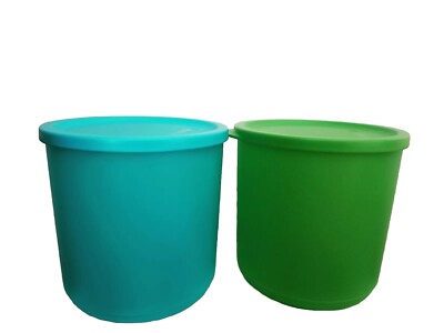 Tupperware RoundStax 1.1ltr Set Of Two BPA FREE Eid Gift Blue Only
