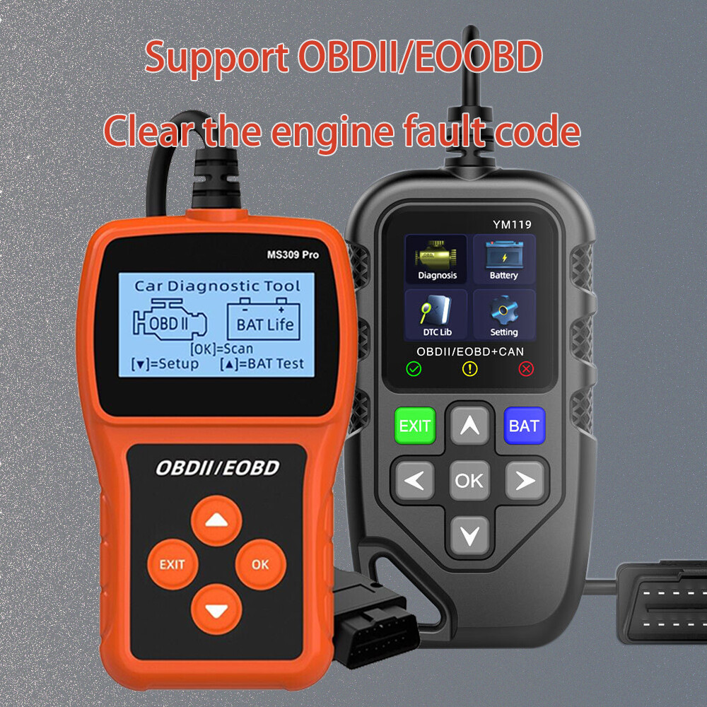 Auto Car Code Reader OBD2 OBDII CAN Diagnostic Scanner Tool Check Engine Fault-image