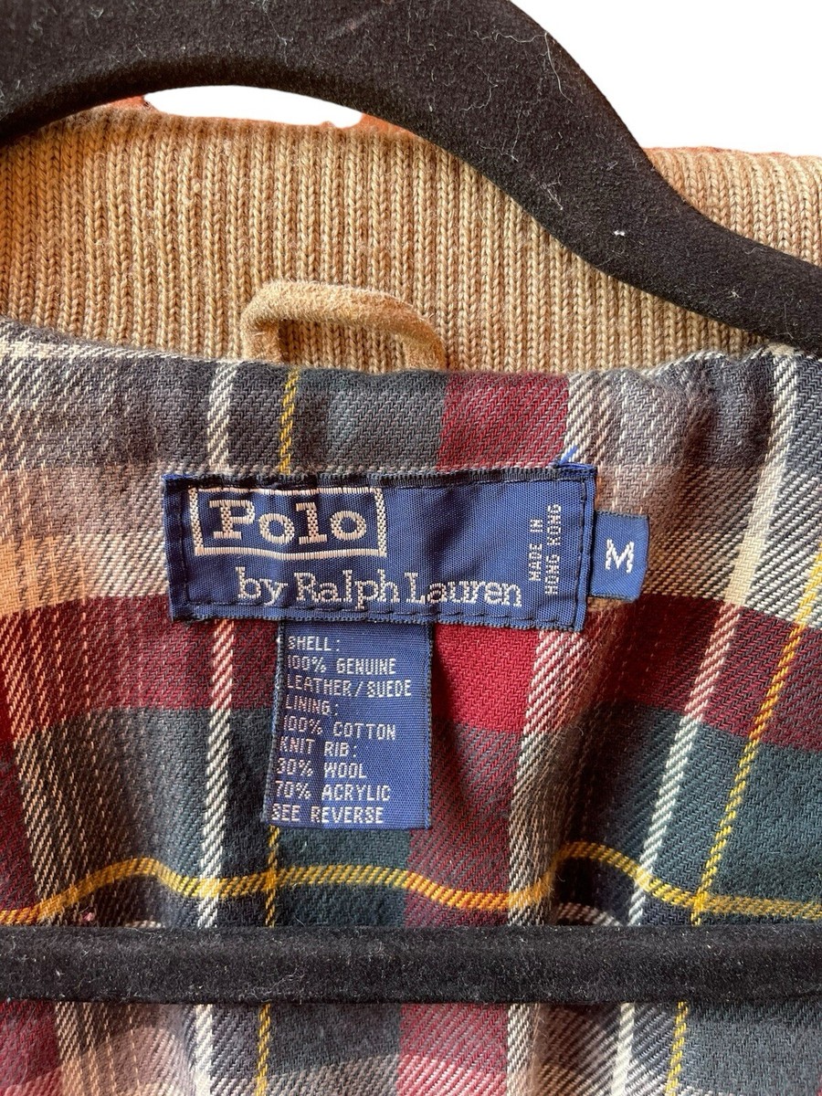 Vintage Polo Ralph Lauren Suede Harrington Jacket Mens M Vintage Polo Ralph Lauren Suede Harrington Jacket Mens M