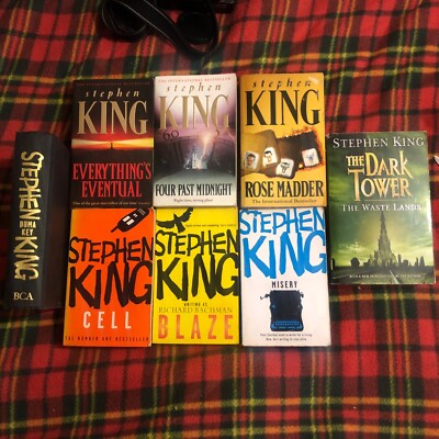8 x Stephen King   Rose Madder/Misery/Cell/Blaze/Everything s Eventual/Duma Key