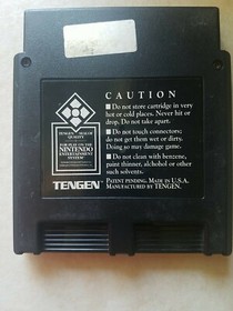 Tengen RBI Baseball Black Cart (Nintendo Entertainment System) NES Tested Sleeve