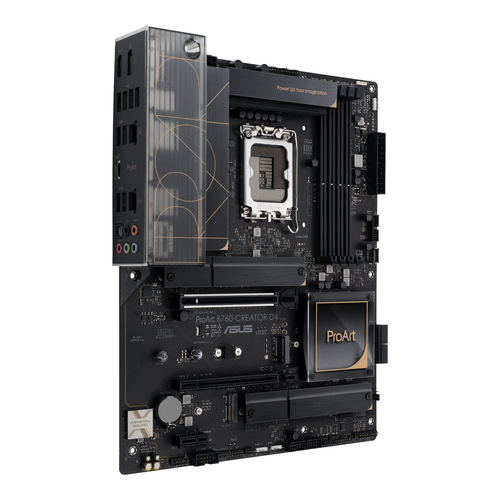ASUS Mainboard PROART B760-CREATOR D4 LGA1700 B760 PCIE5.0 4*DDR4 Motherboard - 第 2/5 張圖片