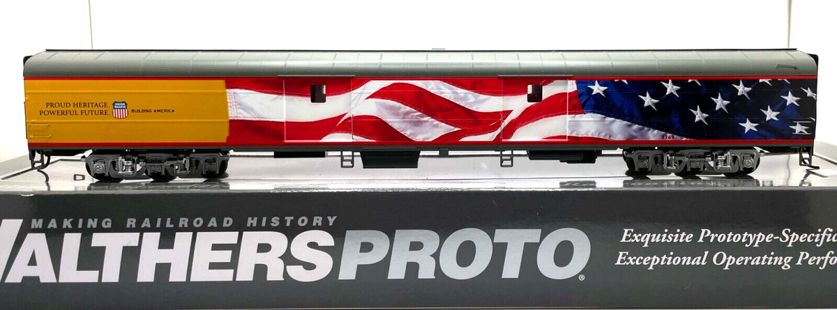 HO Scale Walthers Proto Union Pacific Heritage 85' ACF Baggage Car