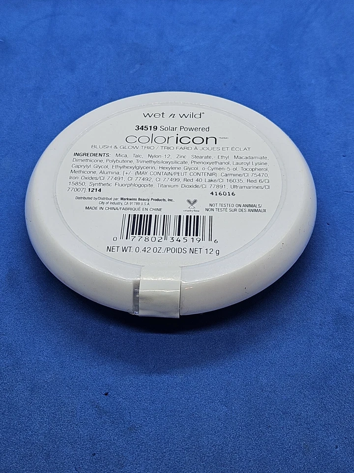 Wet n wild COLORICON Blush & Glow Trio 34519 POTENCIA SOLAR Nuevo Sellado Foto 3 de 3