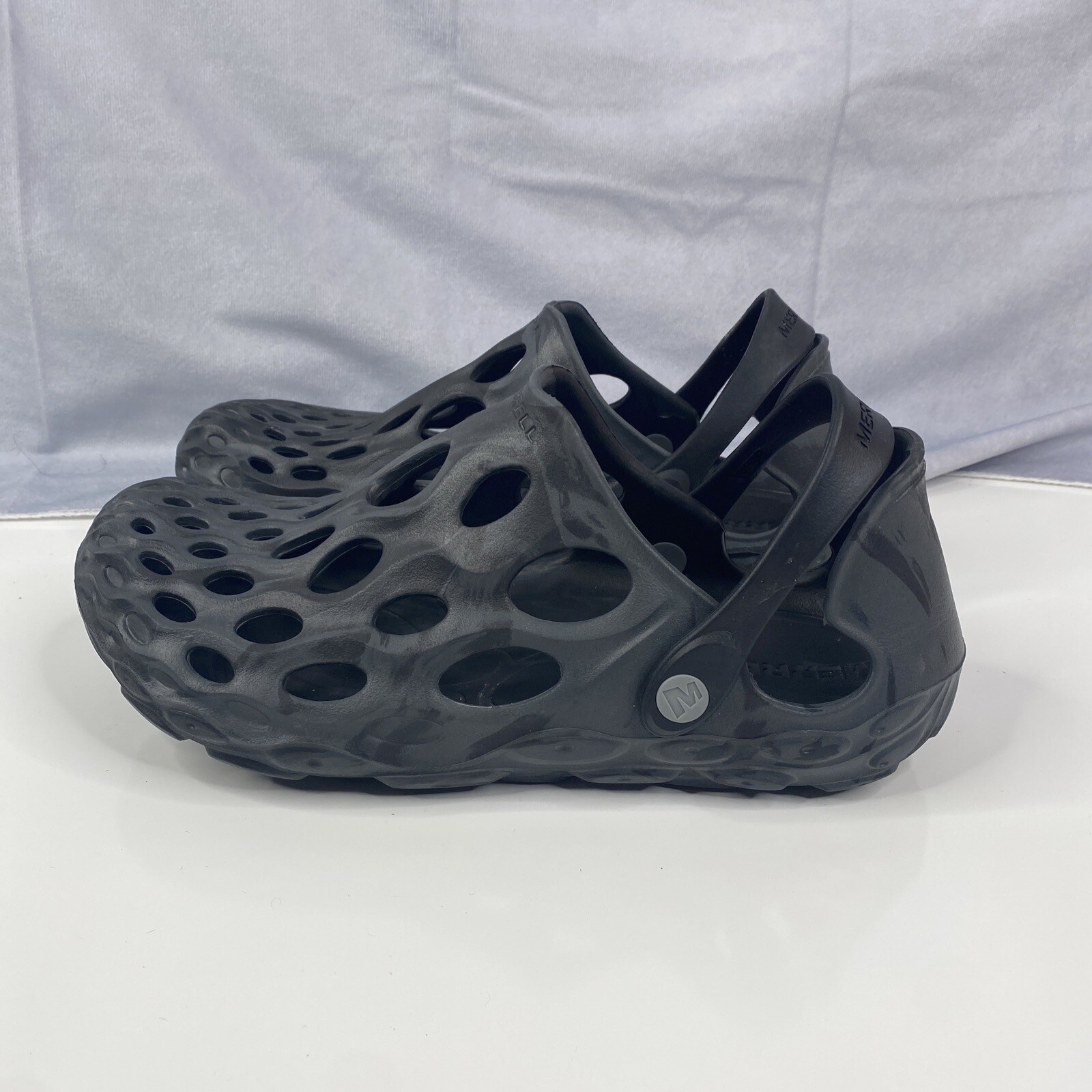 Merrell Hydro Moc scarpe slip on nere donna taglia 8 simili a Crocs