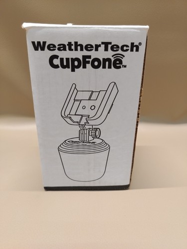 WeatherTech CupFone Black Universal Portable Cell Phone Holder Car Mount 8ACF1 - 第 1/5 張圖片