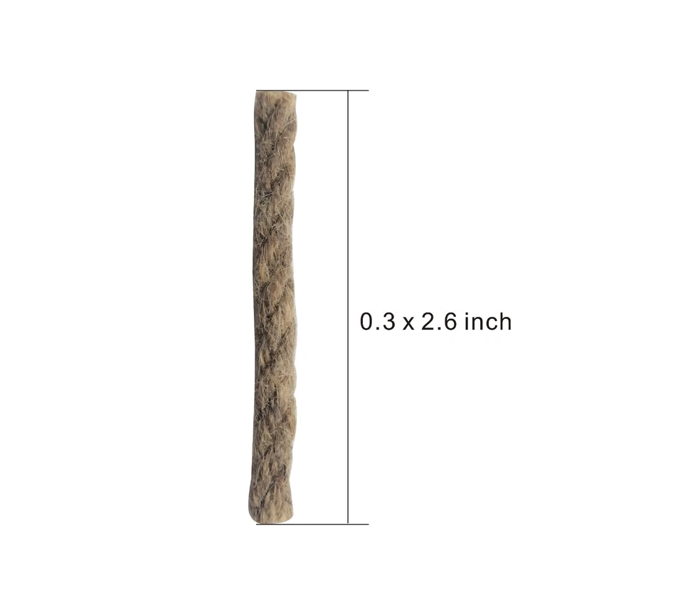 Arrancador de incendios de emergencia 20 cuerdas con infusión de cera coincidencias resistentes a la intemperie camping senderismo Foto 4 de 4