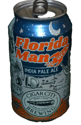 CIGAR CITY Florida Man Pale IPA Ale ONE Empty Collector BEER Can