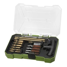 16PC Universal Handgun Cleaning Kit Clean Rod Bore Brush Gun Cleaning Jag w/Case