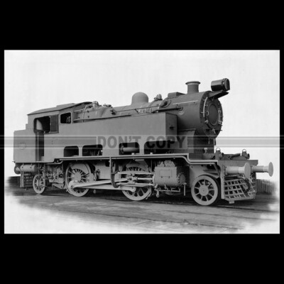 Photo T.000217 STEAM LOCOMOTIVE 2200 EAST INDIAN RAILWAY EIR TRAIN