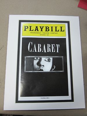 Picture Framing Mat for Playbill fits 8x10 Frame White with Black SET of 12